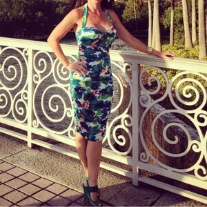 Vintage Maggie London Rouched Dress